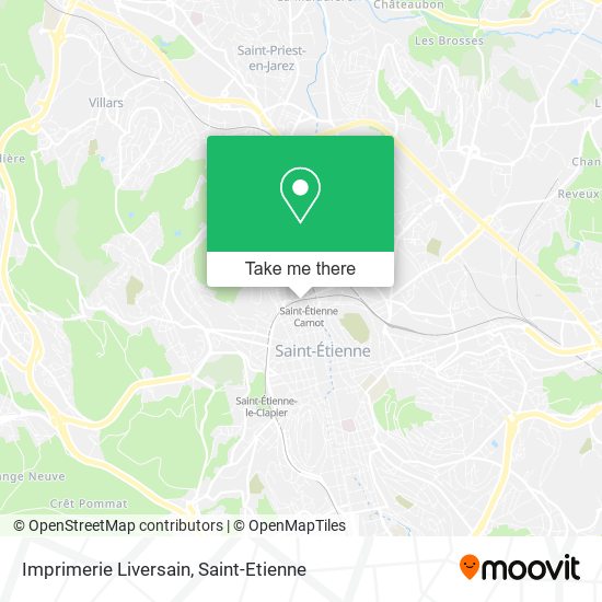 Imprimerie Liversain map
