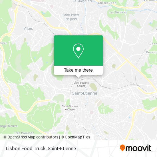 Lisbon Food Truck map