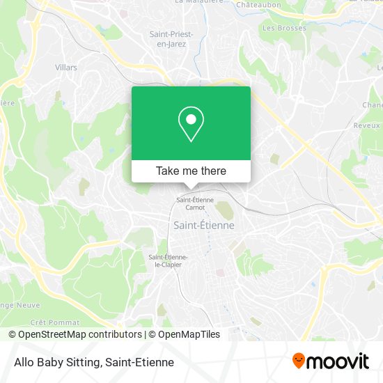 Allo Baby Sitting map