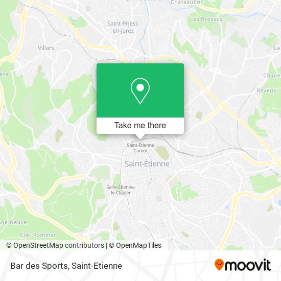 Bar des Sports map