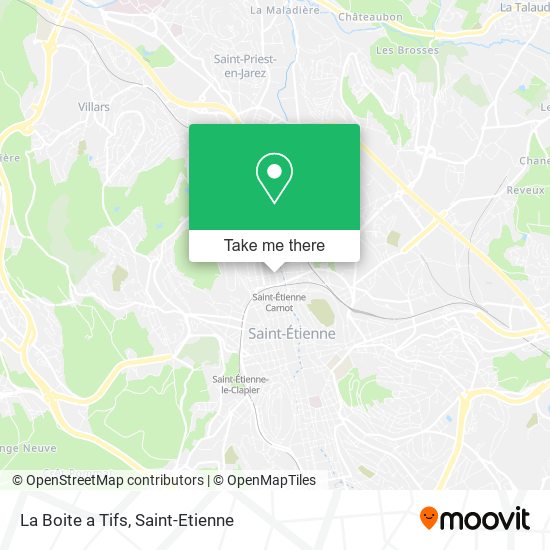 La Boite a Tifs map