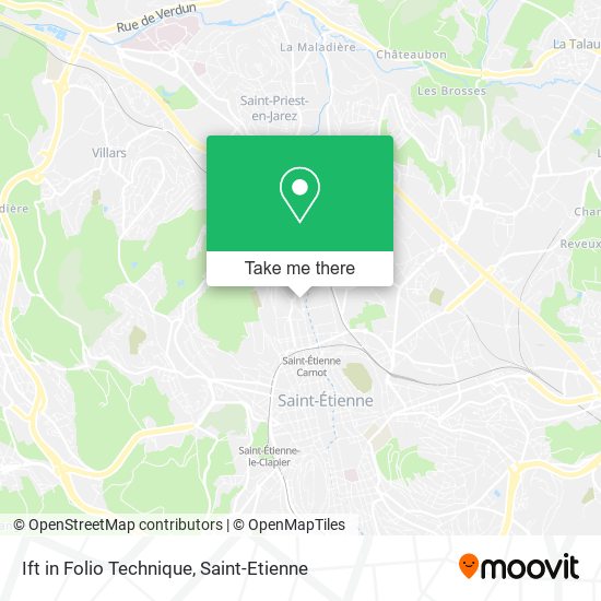 Ift in Folio Technique map