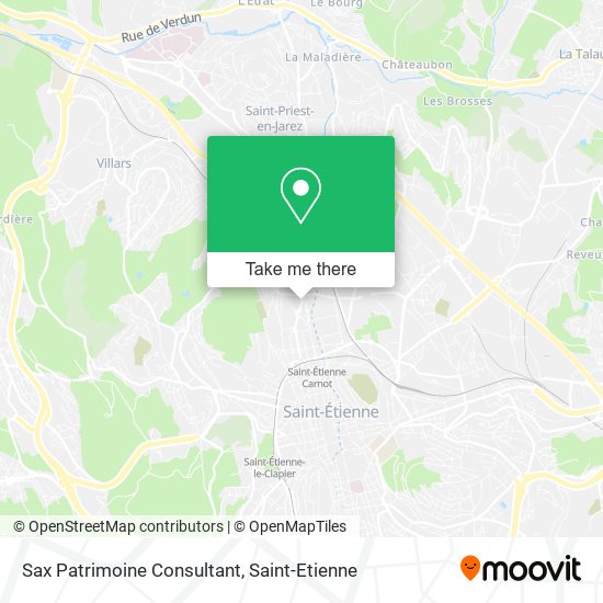 Sax Patrimoine Consultant map
