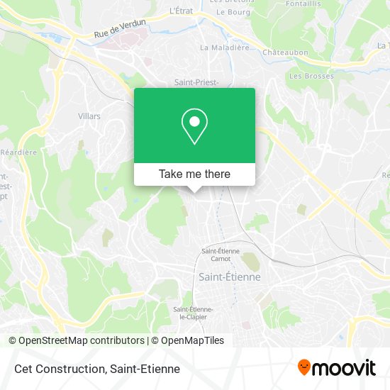 Cet Construction map