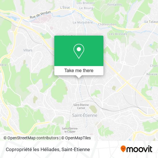 Copropriété les Héliades map