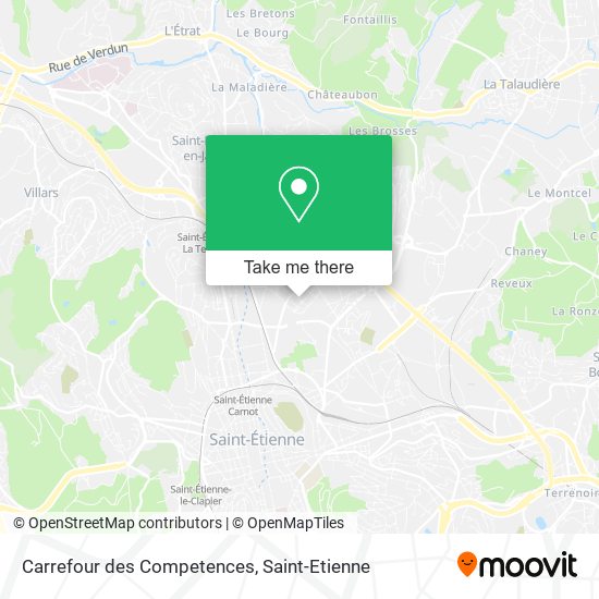 Carrefour des Competences map