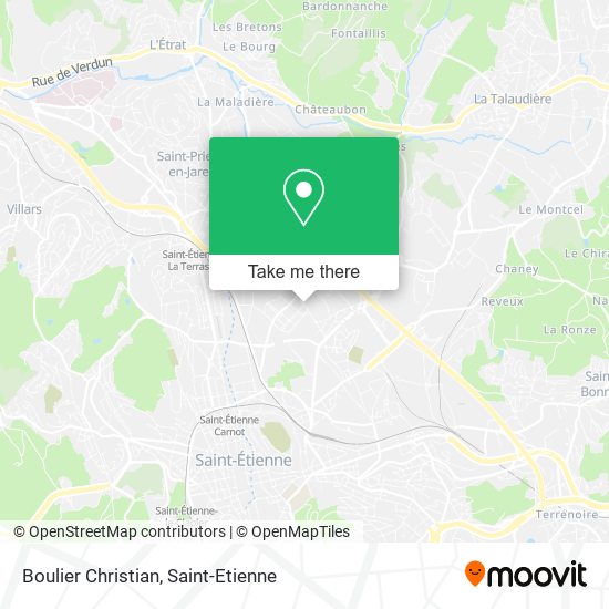 Mapa Boulier Christian