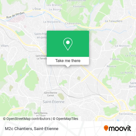 M2c Chantiers map