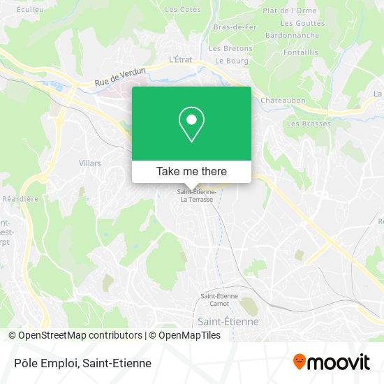 Pôle Emploi map