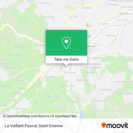 Mapa Le Vaillant Pascal