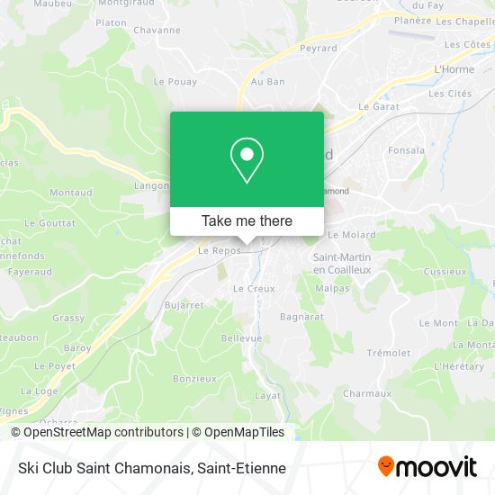 Ski Club Saint Chamonais map