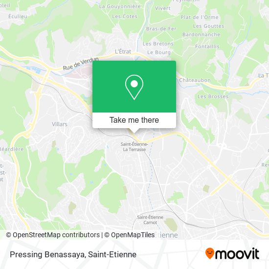 Pressing Benassaya map