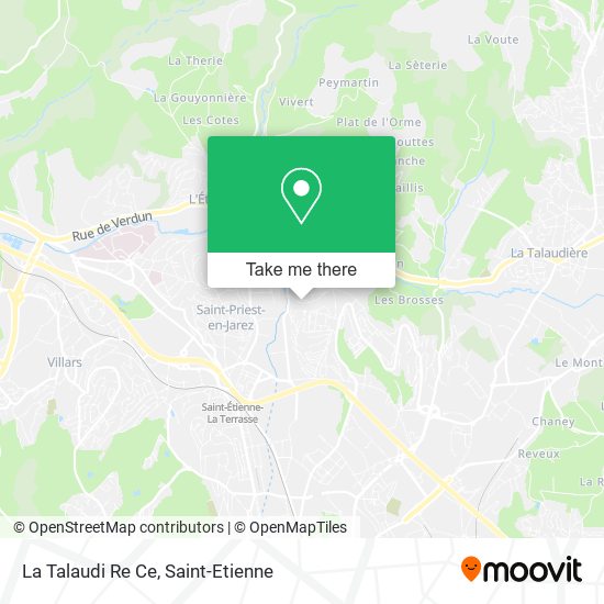 La Talaudi Re Ce map