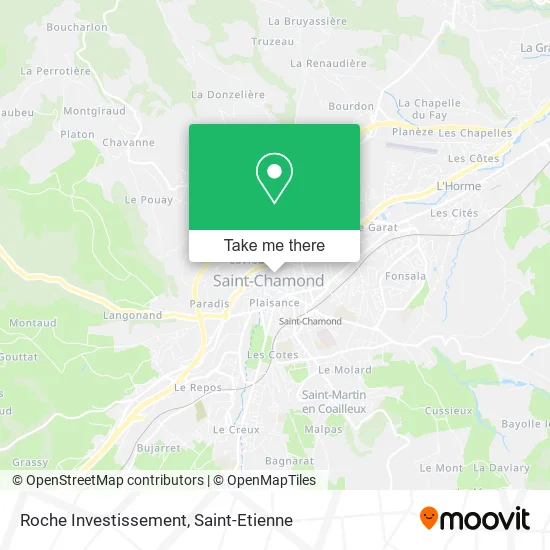 Roche Investissement map