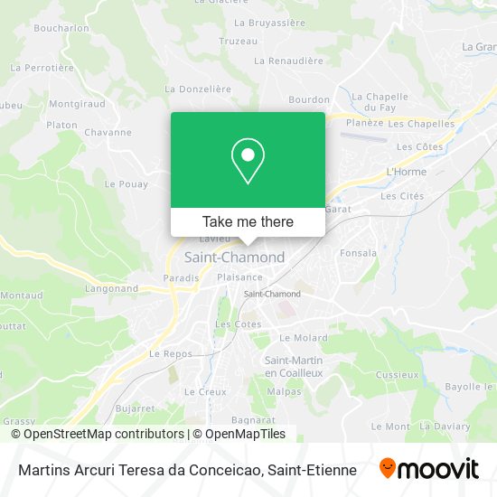 Martins Arcuri Teresa da Conceicao map