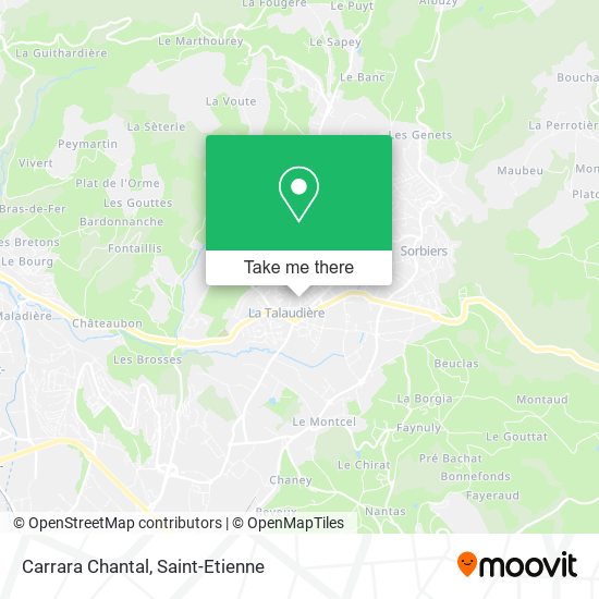 Mapa Carrara Chantal