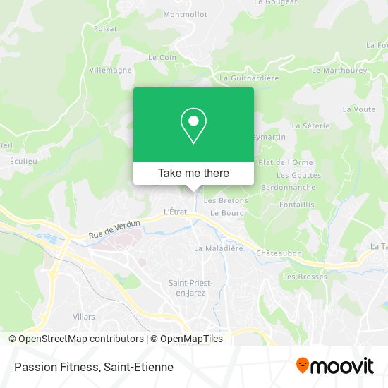 Passion Fitness map