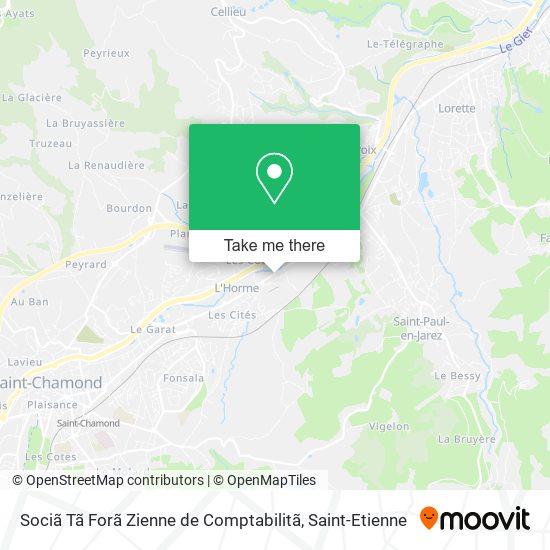 Sociã Tã Forã Zienne de Comptabilitã map