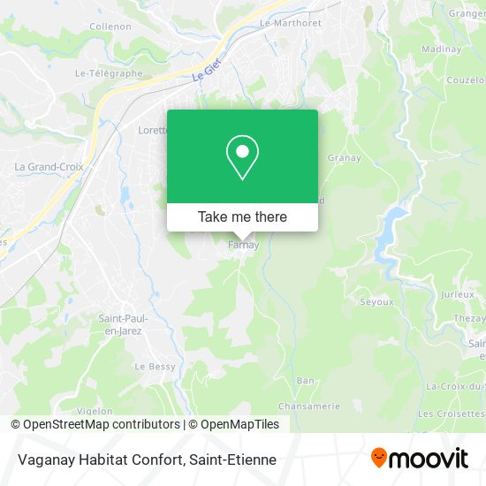 Vaganay Habitat Confort map