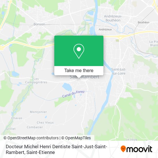 Docteur Michel Henri Dentiste Saint-Just-Saint-Rambert map