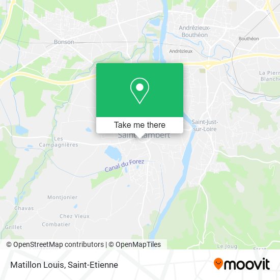 Mapa Matillon Louis