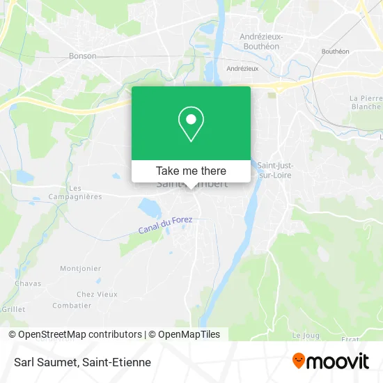 Sarl Saumet map
