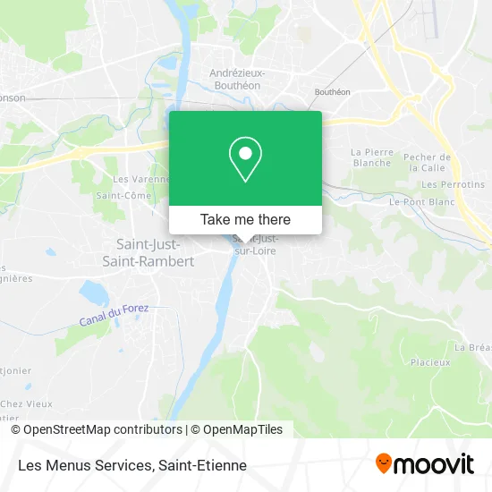 Les Menus Services map