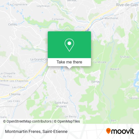 Mapa Montmartin Freres