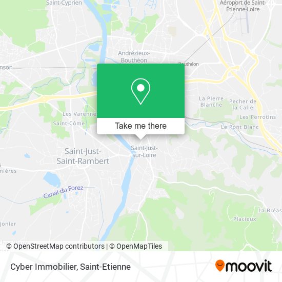 Cyber Immobilier map