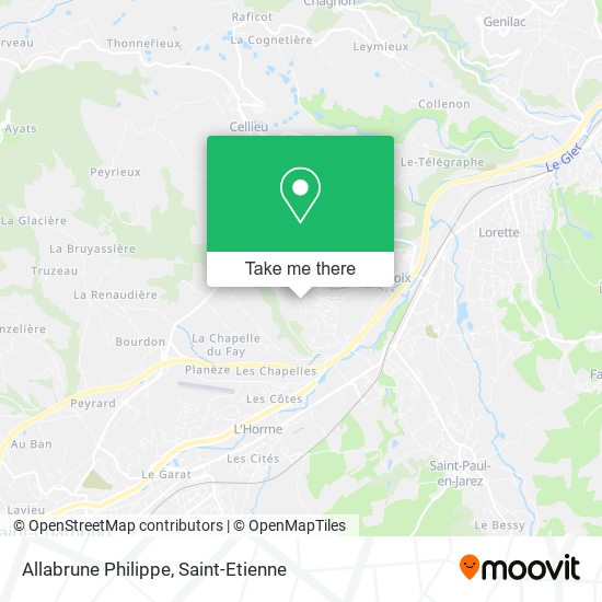 Allabrune Philippe map