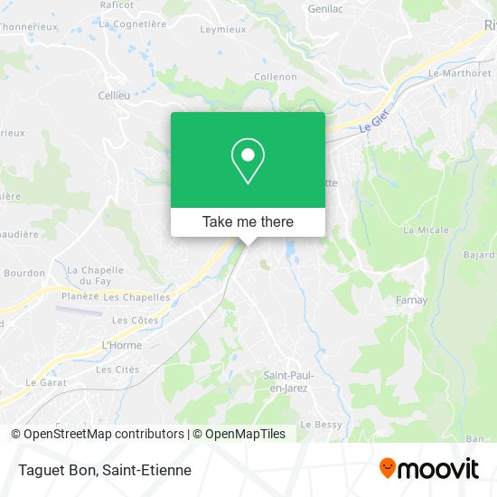 Taguet Bon map