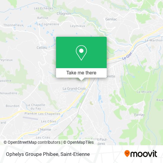 Ophelys Groupe Phibee map