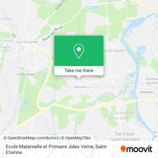 Mapa Ecole Maternelle et Primaire Jules Verne