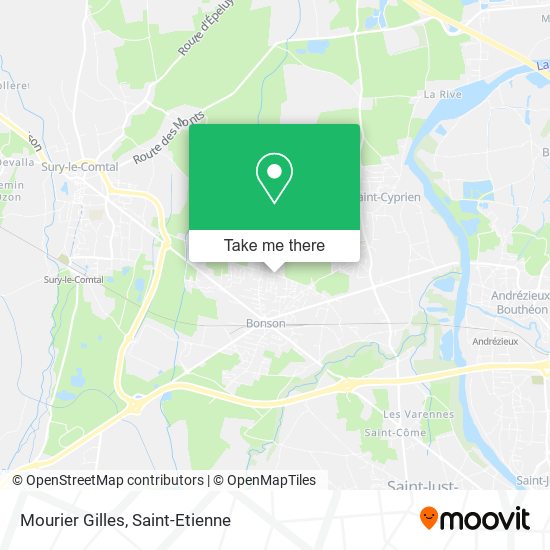 Mapa Mourier Gilles