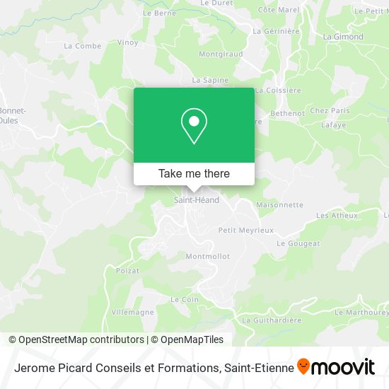 Mapa Jerome Picard Conseils et Formations