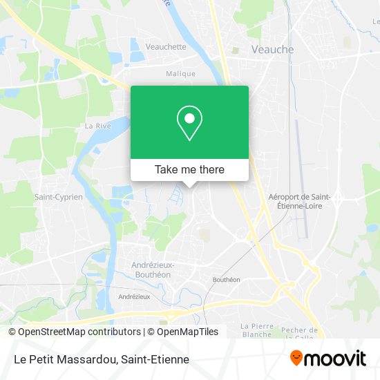 Le Petit Massardou map