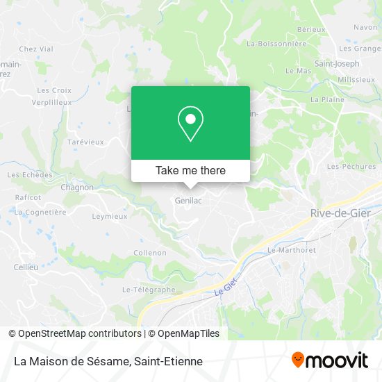 La Maison de Sésame map