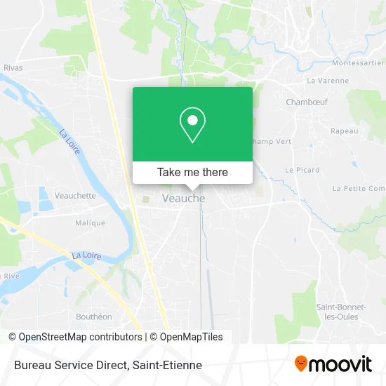 Bureau Service Direct map