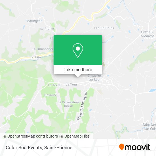 Color Sud Events map