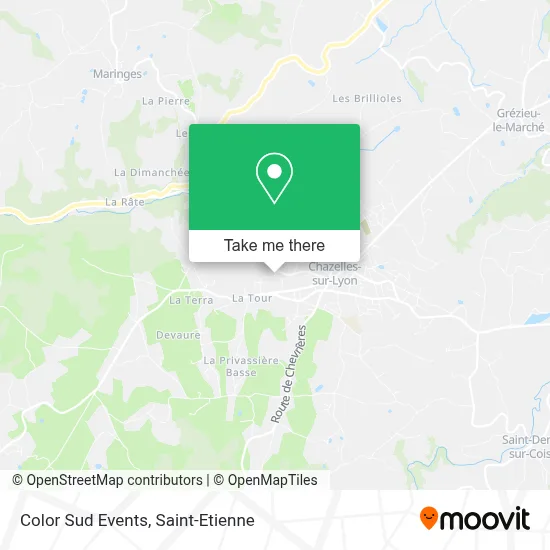 Color Sud Events map
