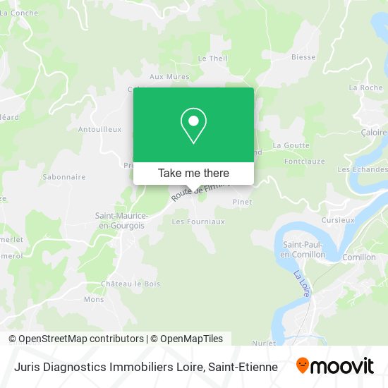 Juris Diagnostics Immobiliers Loire map