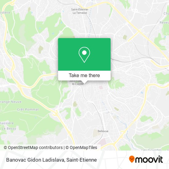 Banovac Gidon Ladislava map