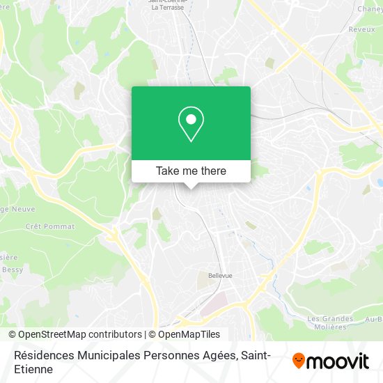 Résidences Municipales Personnes Agées map
