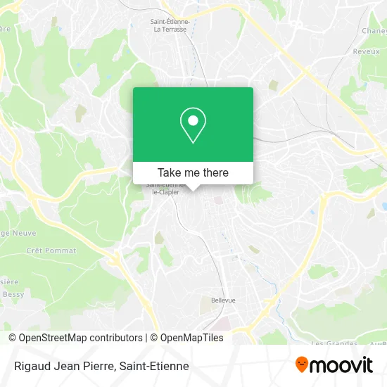 Mapa Rigaud Jean Pierre