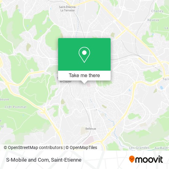 S-Mobile and Com map