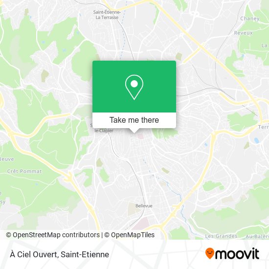 À Ciel Ouvert map