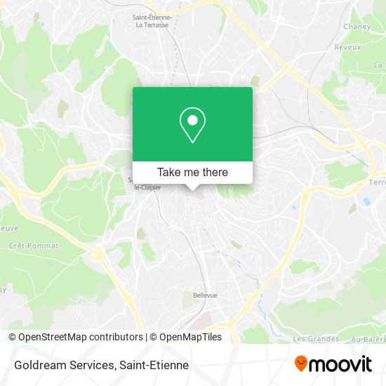 Goldream Services map