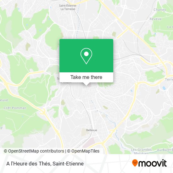 A l'Heure des Thés map