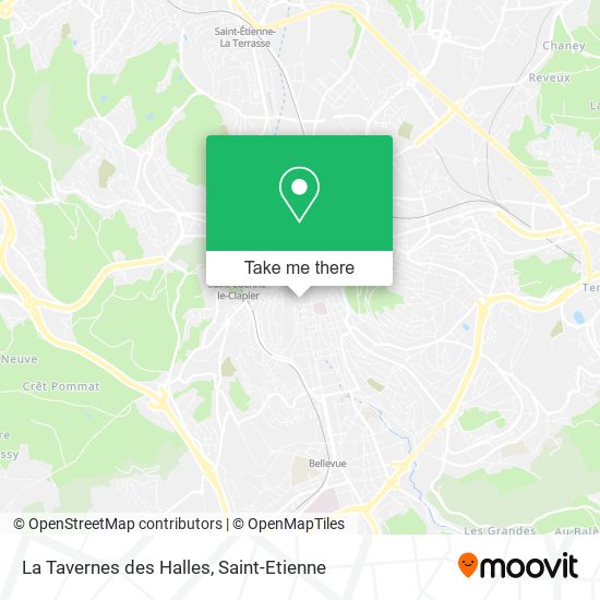 La Tavernes des Halles map