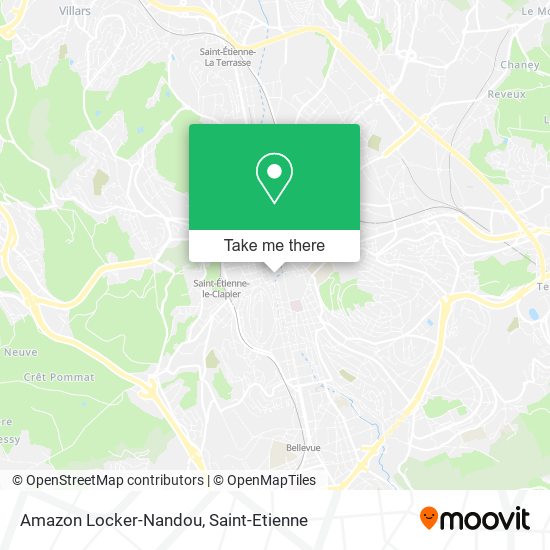 Amazon Locker-Nandou map